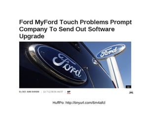 HuffPo: http://tinyurl.com/6m4afcl
 