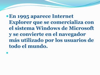 La aparición de la WWW