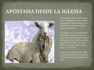 La apostasia | PPT