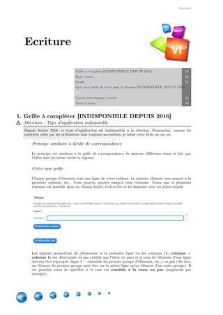 Applications
32
18. Multijoueur
Notez que les applications multijoueurs peuvent être jouées contre l'ordinateur et qu'un chat est
également disponible.
18.1. Course de chevaux
Nombre de joueurs
Le jeu peut accueillir jusqu'à 6 joueurs en même temps.
Création du jeu
Le questionnaire est basé sur le principe du QCM - choix unique. Vous pouvez ajouter jusqu'à
15 questions de tout type. Les réponses, quant à elles, ne peuvent pas être une vidéo. Ensuite,
vous pouvez déterminer si les questions sont aléatoires ou dans l'ordre de la liste.
18.2. Estimer
Nombre de joueurs
Il peut monter jusqu'à 4.
Création du jeu
Il suffit d'indiquer une question de tout type (sauf text to speech) et d'indiquer une valeur
comme solution. Vous pouvez soit mettre la solution exacte soit un arrondi (inférieur ou
supérieur). Learning Apps s'occupera de déterminer qui est le plus près de la réponse. L'ordre
des questions peut être aléatoire ou tel quel.
 