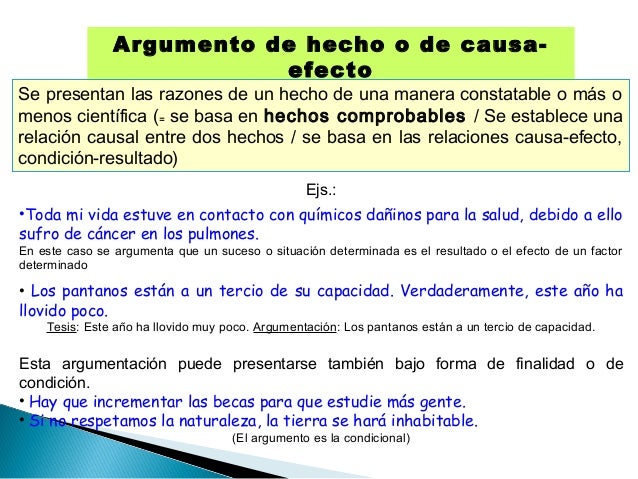 LA ARGUMENTACIÓN
