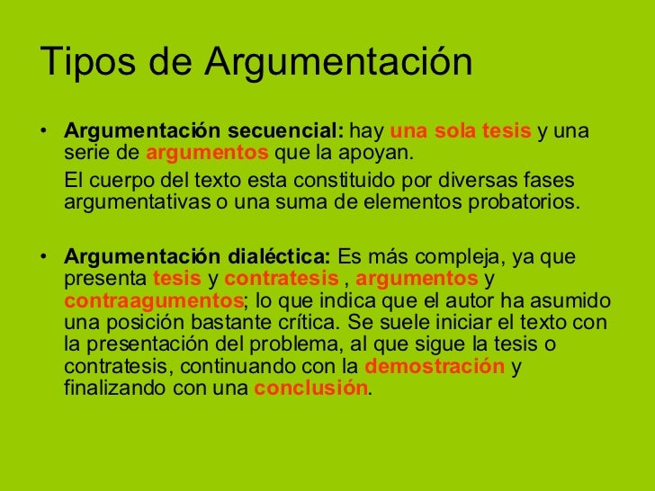 La Argumentacion