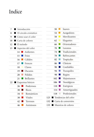 La armonia del color