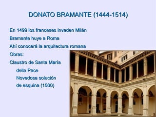 Santa María presso San Satiro(1482)  Planta basilical 