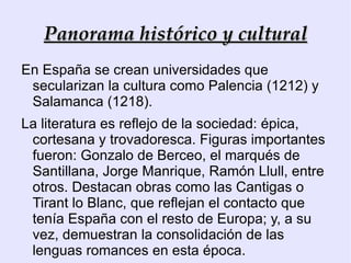 LA PENÍNSULA IBÉRICA EN LA ÉPOCA DEL GÓTICO: LOS CINCO REINOS 