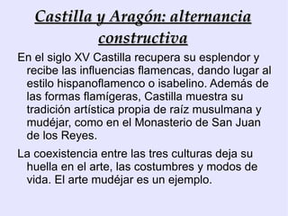 Cinco “estados” configuraron la Península Ibérica a lo largo de los siglos XIII a XV: Castilla , unida a León desde 1217 
