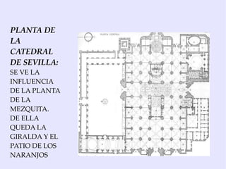 Transepto muy ancho y espacioso, casi tanto como la nave longitudinal 