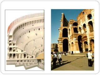 SECCIÓN DEL COLISEO DE ROMA
 