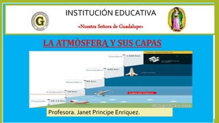 INSTITUCIÓN EDUCATIVA
“«Nuestra Señora de Guadalupe»
Profesora. Janet Principe Enriquez.
 