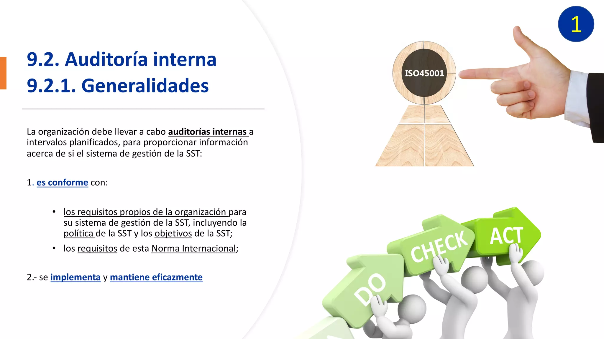 La auditoria interna segun iso 45001 | PDF