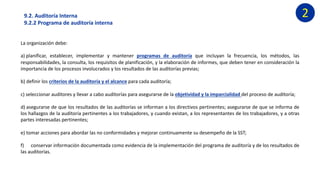 La auditoria interna segun iso 45001 | PDF