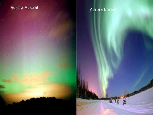 Resultado de imagen de aurora boreal y aurora austral