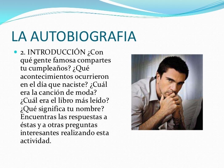 La autobiografia
