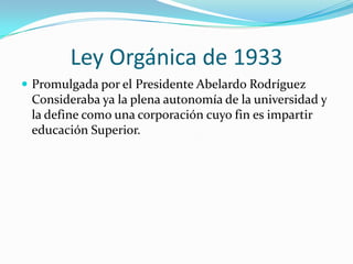 La Autonomia de la Universidad | PPTX