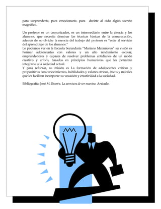 La Aventura D Ser Maestro