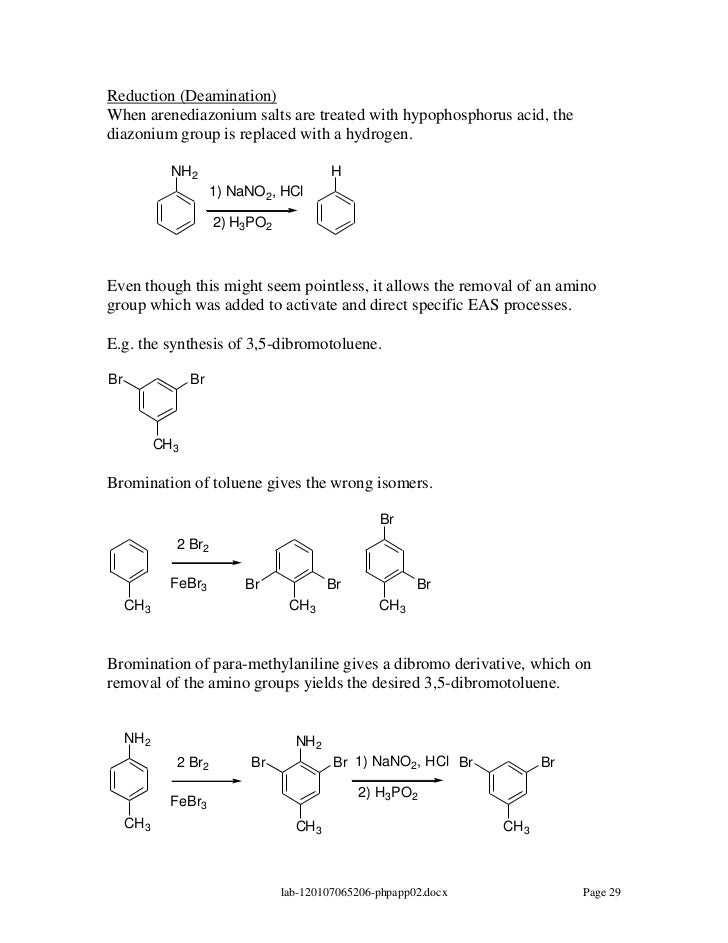 Consider the sandmeyer reaction shown image