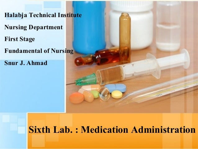 medication administration nursing essay