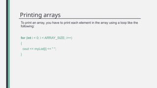 Lab-structure programming Array one Dimensions 4.pptx