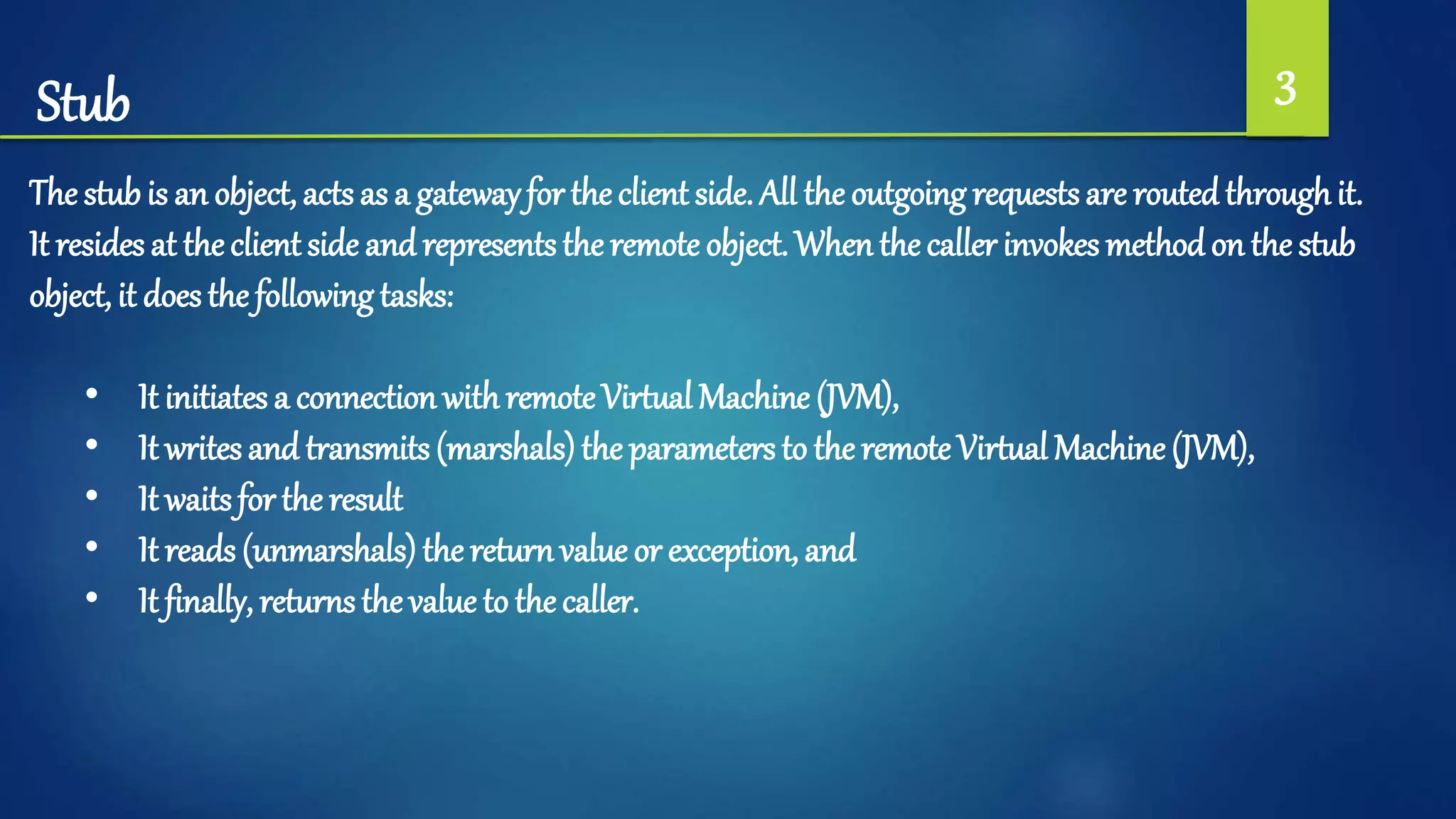 #4 (Remote Method Invocation) | PPT