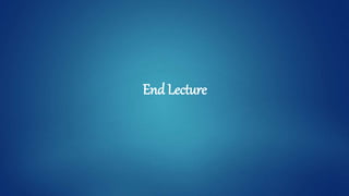 End Lecture
 
