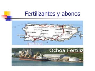 Fertilizantes y abonos
 