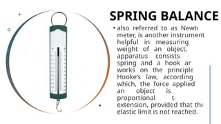 Spring Balance In Laboratory THE LABORATORY-APPARATUS .pptx