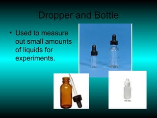 Dropping Ruler For Lab Lab-Equipment-Drawings and Uses Powerpoint.ppt