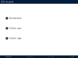 Nested Designs | PDF