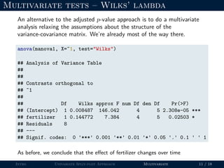 Repeated measures analysis in R | PDF