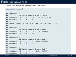 Repeated measures analysis in R | PDF