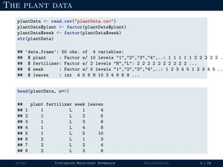 Repeated measures analysis in R | PDF