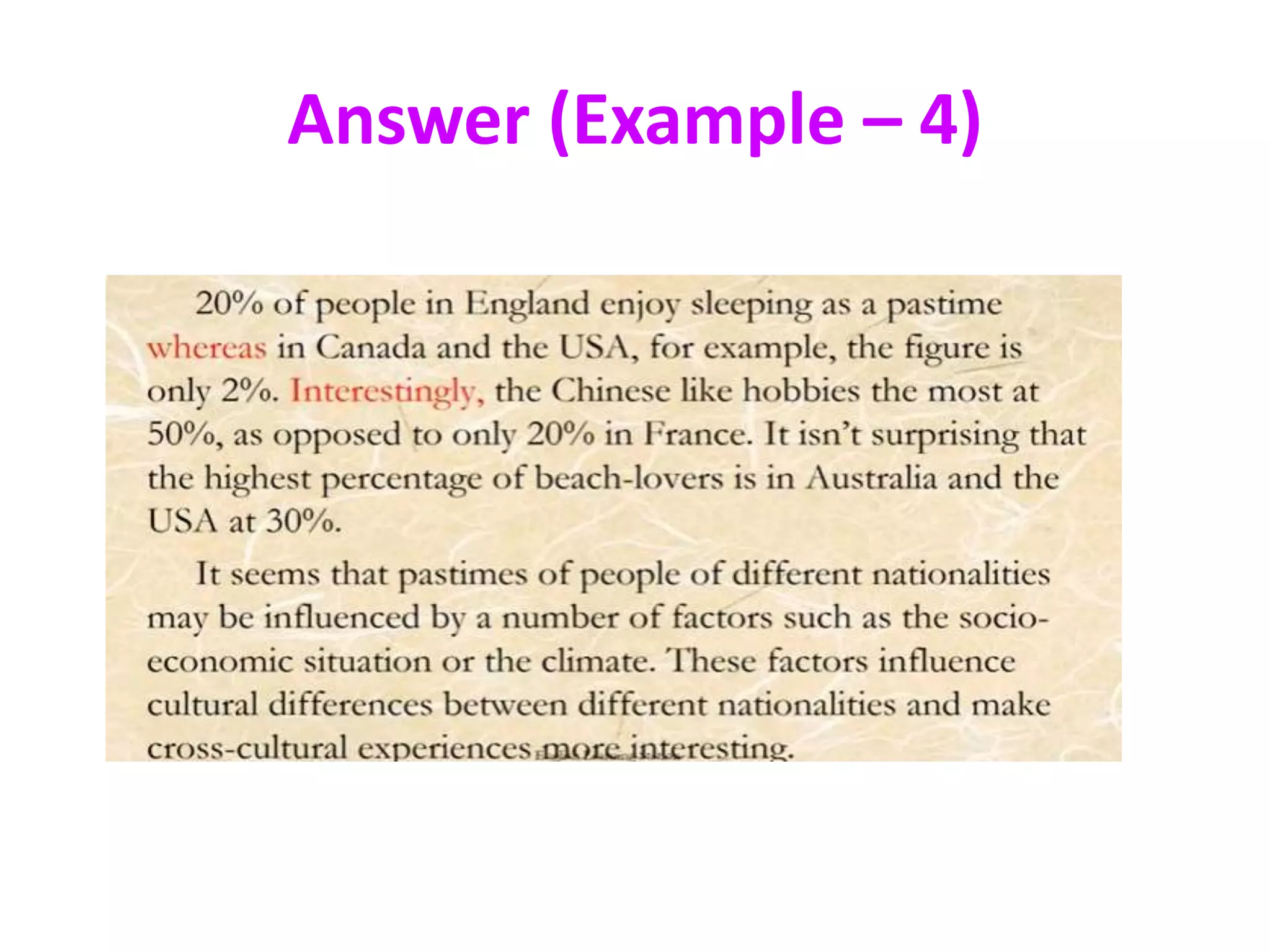 Answer (Example – 4)
 