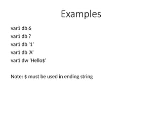 86 Db Example Lab01-Introduction to assembly language2, 3.pptx
