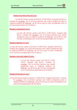 Ing. Sistemas

Lab.Computación Básica

Microsoft Word

20

UNSCH

DOC.Ing. Elvira Fernández J

 