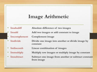Digital Image Processing (Lab 06) | PPTX