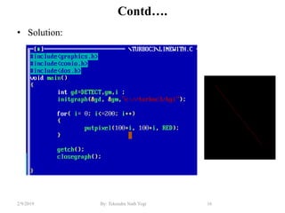 Contd….
• Solution:
16By: Tekendra Nath Yogi2/9/2019
 