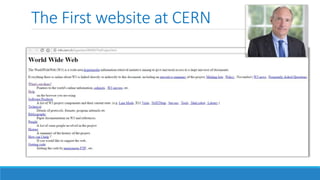 The First website at CERN
 