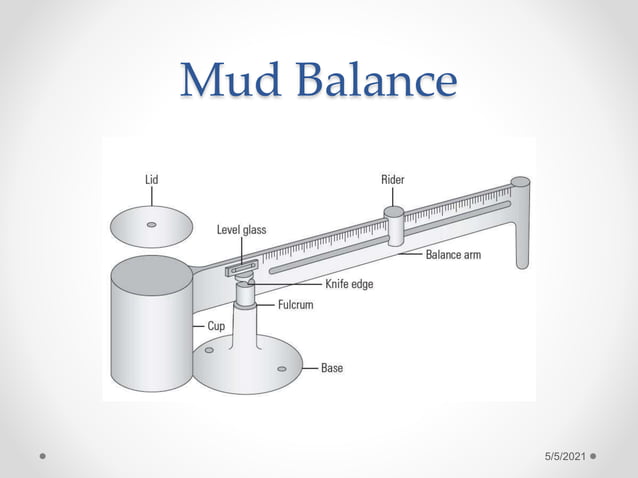 Lab 1 Measurement Of Density Of Drilling Mud Samples Using Mud Balance Lab 1 Measurement Of Density Of Drilling Mud Samples Using Mud Balance