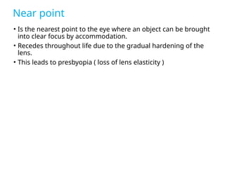 Near Point Object Comprehensive Overview of the Physiology and Anatomy of Human Vision | PPTX