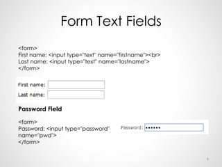 Table and Form HTML&CSS | PPTX