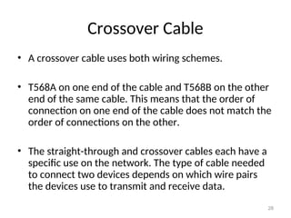 Wired communication devices or cabling.ppt(Networking ) | PPT