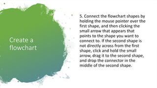 Lab 1 create a basic flow chart using ms visio | PPTX | Technology ...