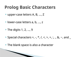 Comprehensive Introduction to Prolog Programming and Syntax in AI | PPTX