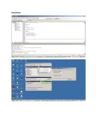Simulation:
 