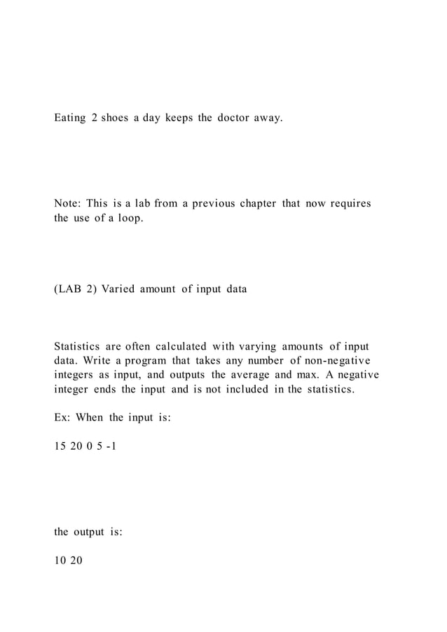 (LAB 1) Mad Lib LoopsMad Libs are activities that have a p