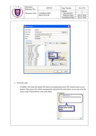 Lab 1 microcontroller | PDF