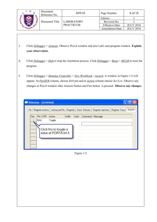 Lab 1 microcontroller | PDF