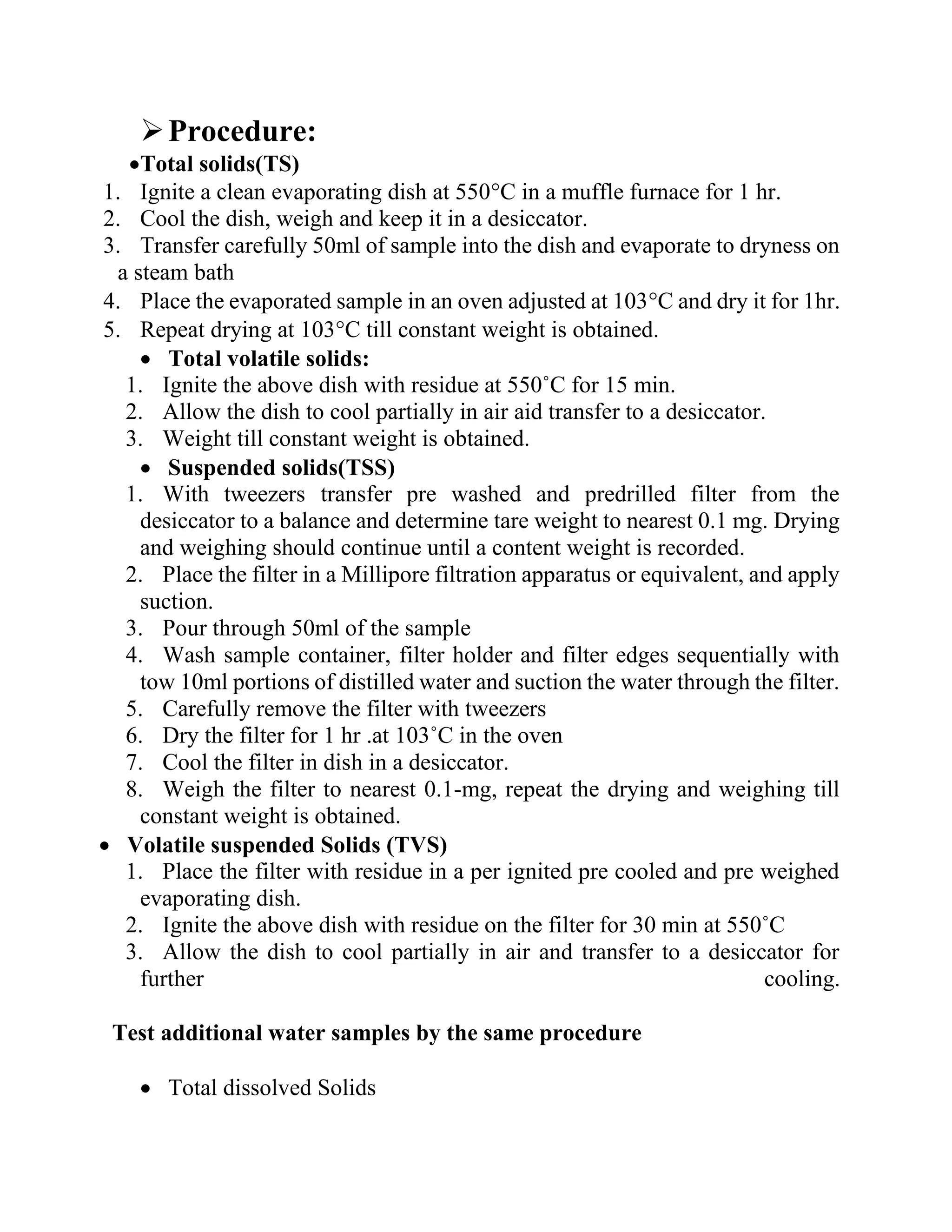 Lab 1 solid determination | PDF