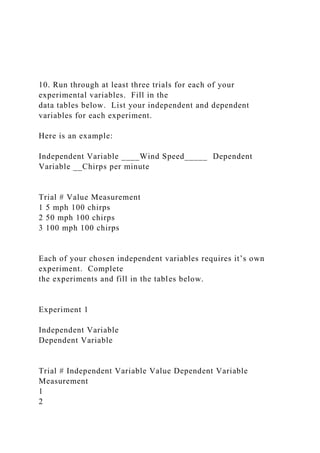 Lab 1 Understanding the Scientific Method Complete your a.docx