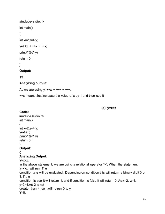 C programming Lab 2 | DOCX